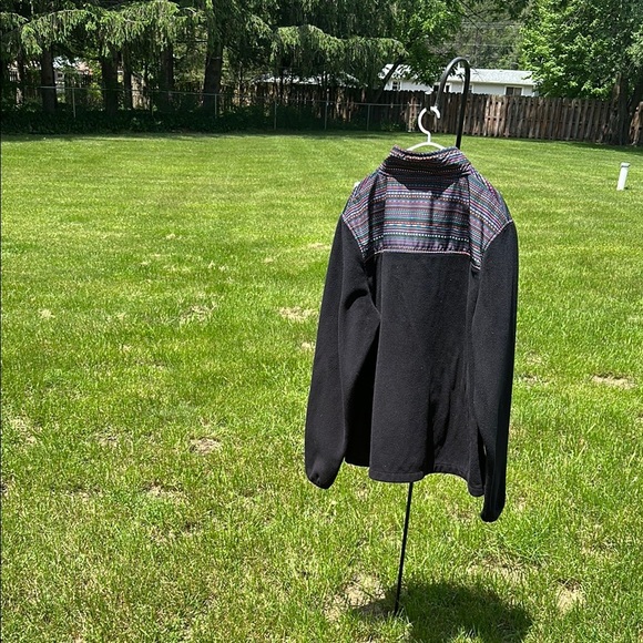 Fila Sport Women's Black Zip-up Fleece Jacket Size Large EUC - Picture 6 of 11